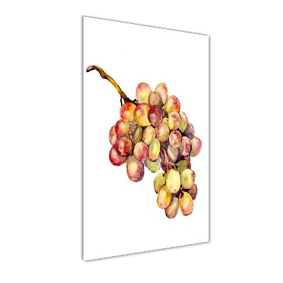 Photo printed on glass Grapes