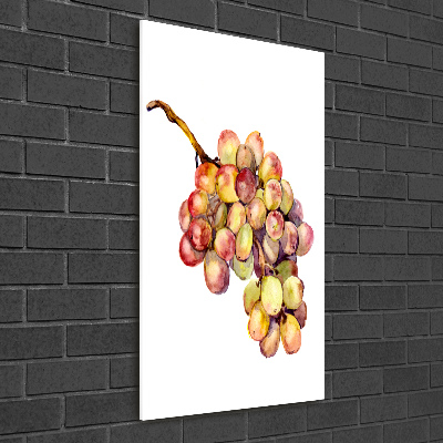 Photo printed on glass Grapes