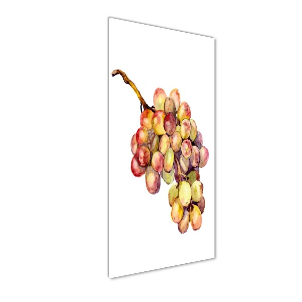 Photo printed on glass Grapes