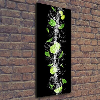 Photo printed on glass Lime