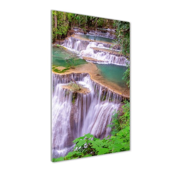 Wall art on glass Waterfall