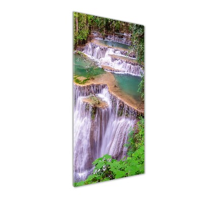 Wall art on glass Waterfall