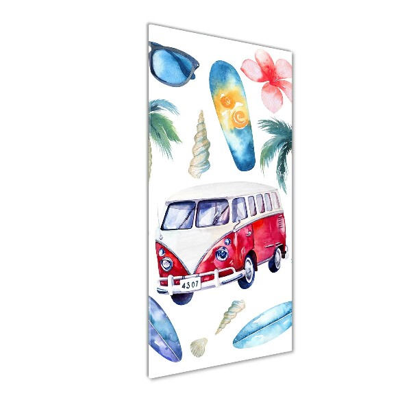 Glass wall art Surfer set