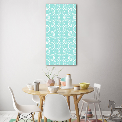 Photo printed on glass Geometric background