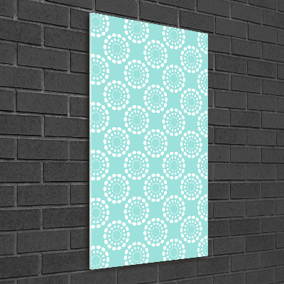 Photo printed on glass Geometric background