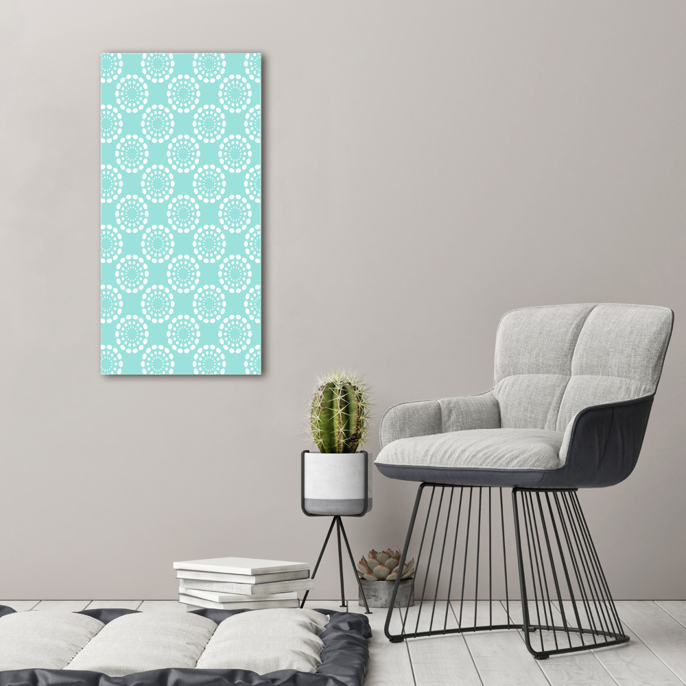 Photo printed on glass Geometric background