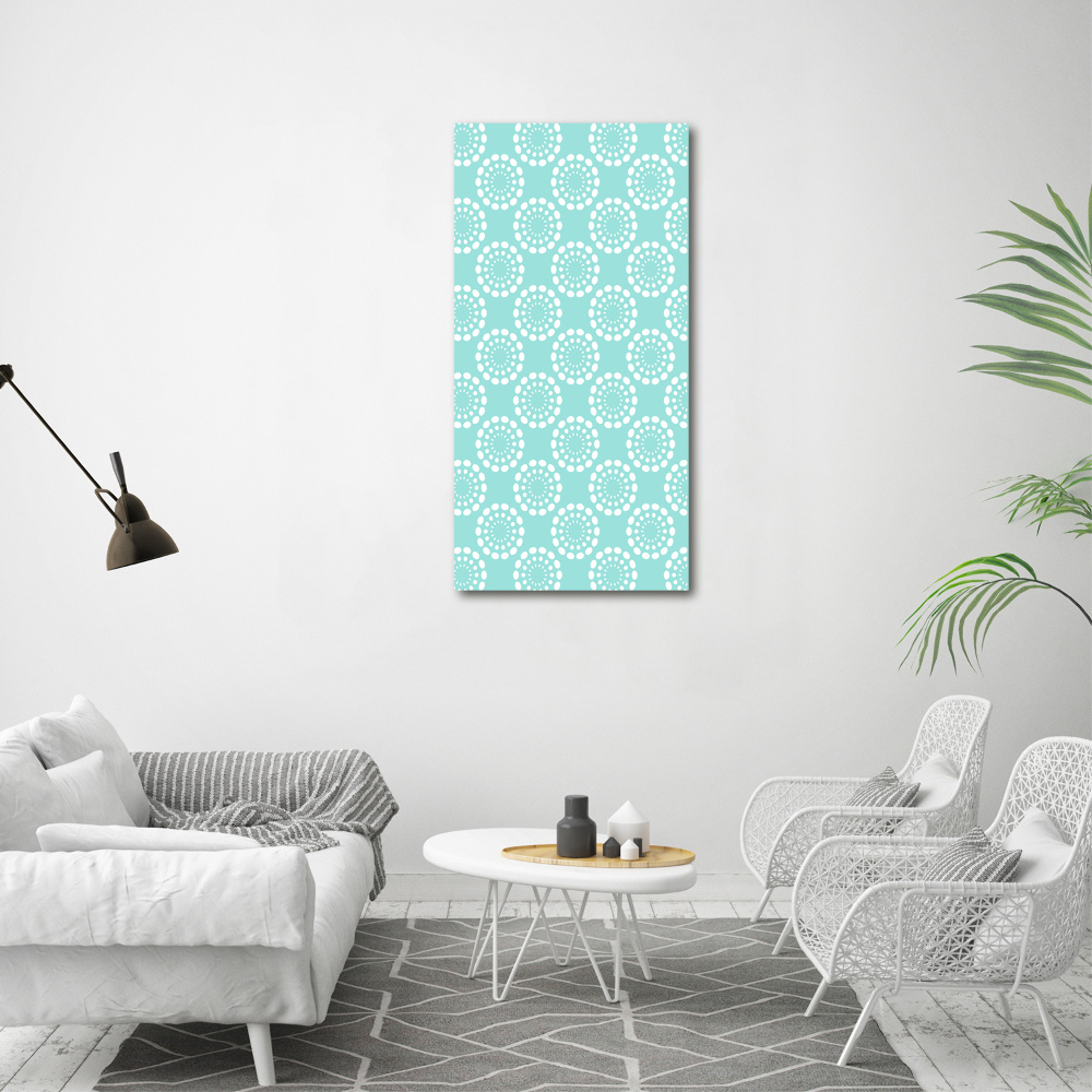 Photo printed on glass Geometric background