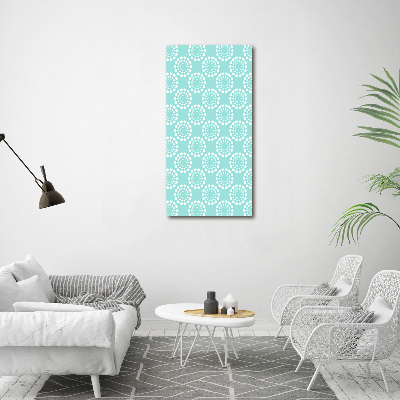 Photo printed on glass Geometric background