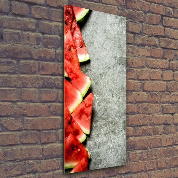 Photo printed on glass Watermelon