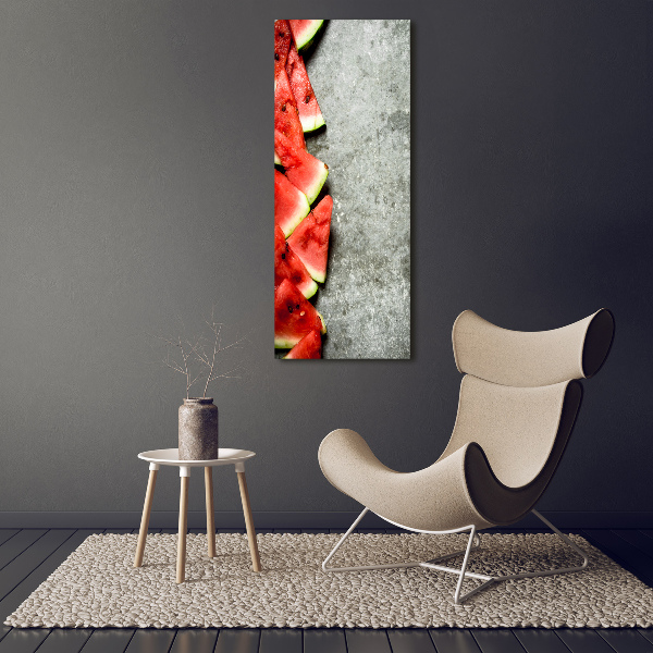 Photo printed on glass Watermelon