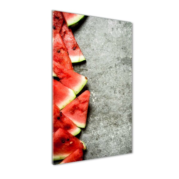 Photo printed on glass Watermelon