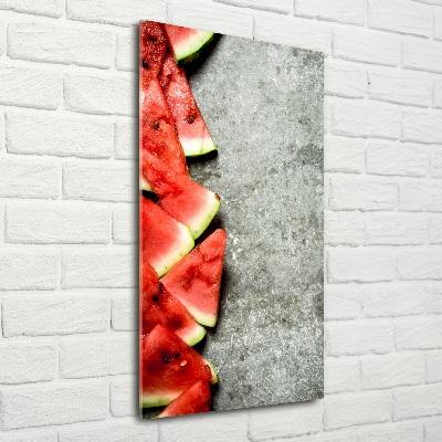 Photo printed on glass Watermelon