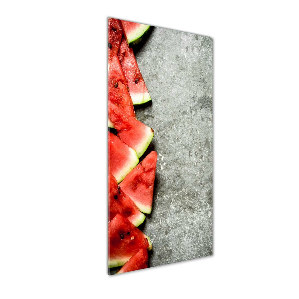 Photo printed on glass Watermelon