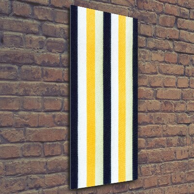 Glass picture wall art Background with stripes