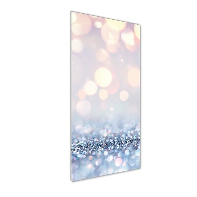 Wall art on glass Shiny background