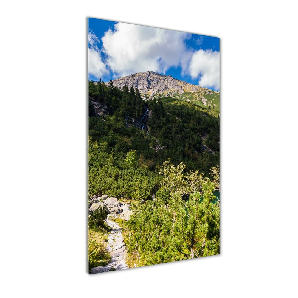 Wall art on glass Morskie Oko Tatry