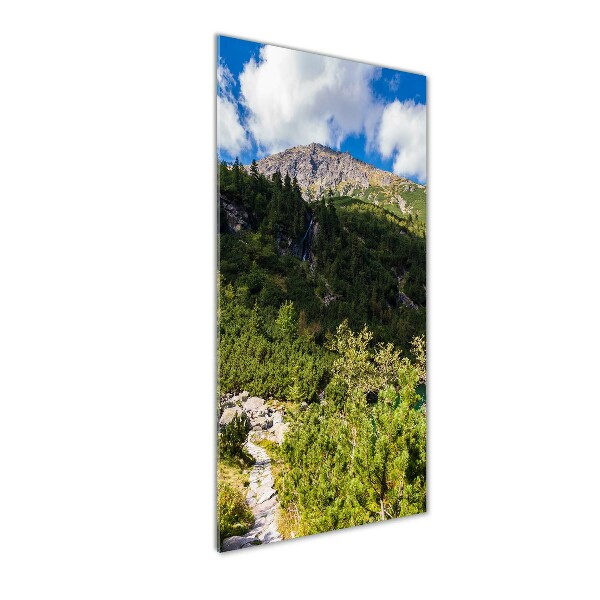 Wall art on glass Morskie Oko Tatry