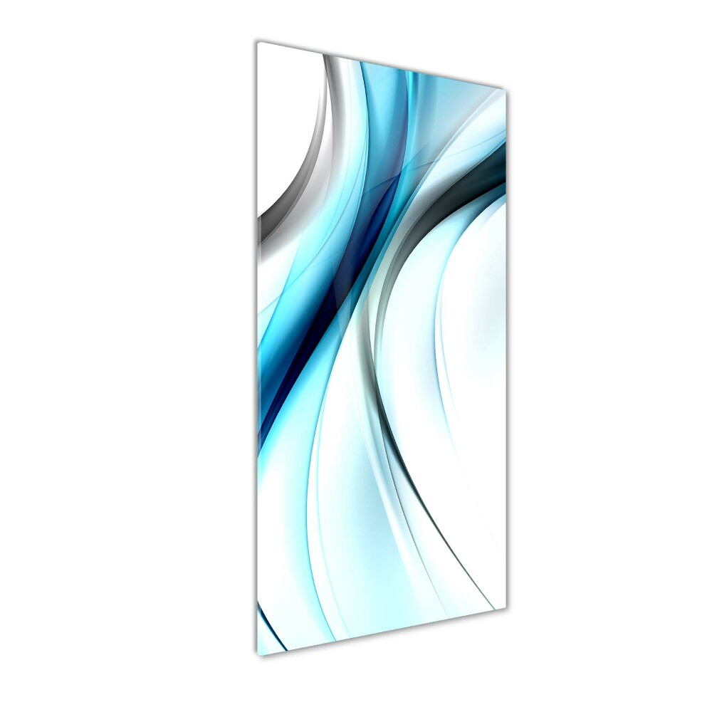 Wall art on glass Wave abstraction