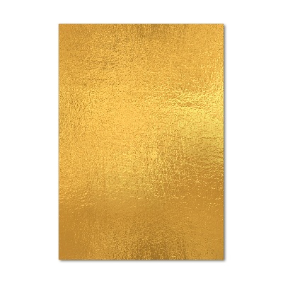 Photo printed on glass Golden foil background