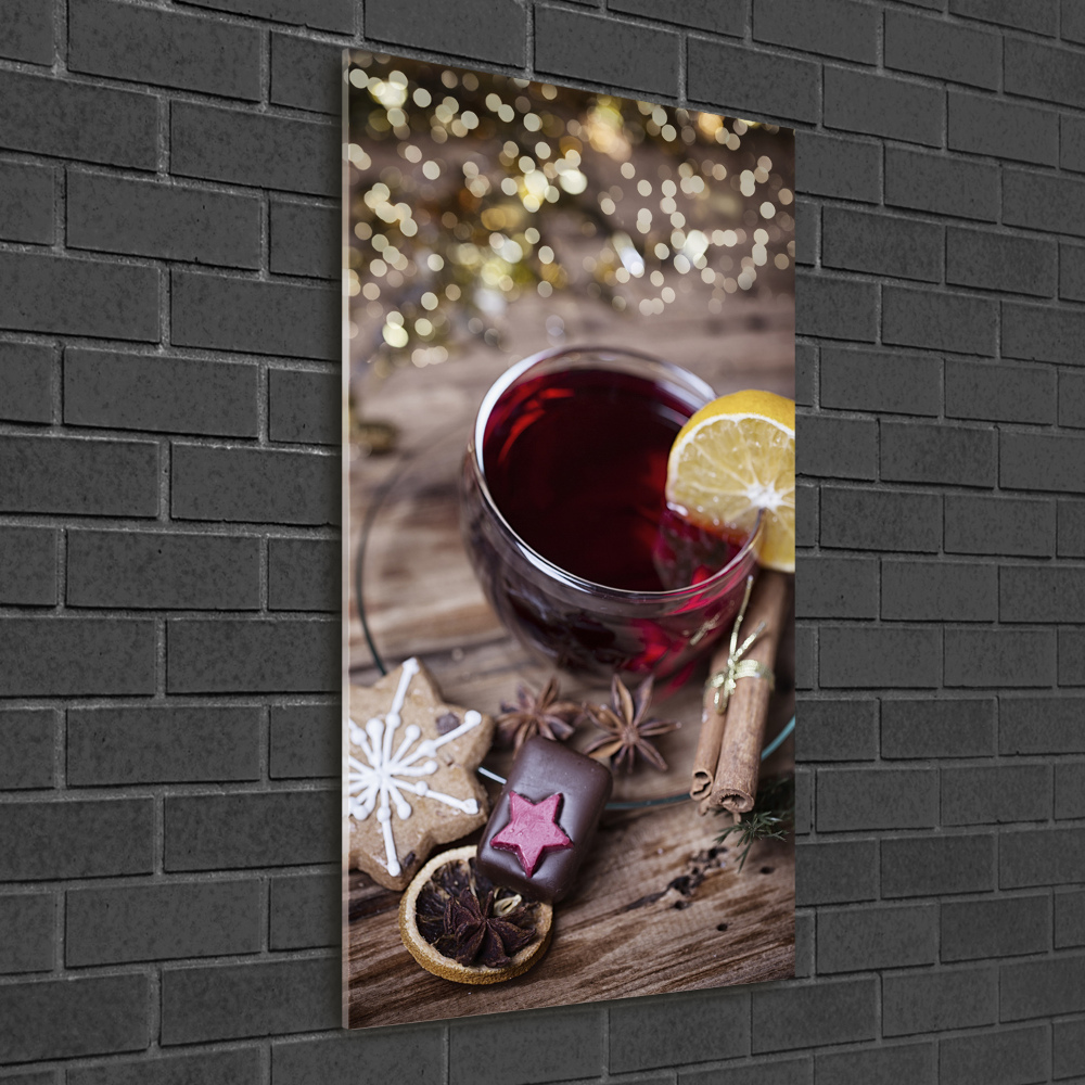 Photo printed on glass Mulled wine