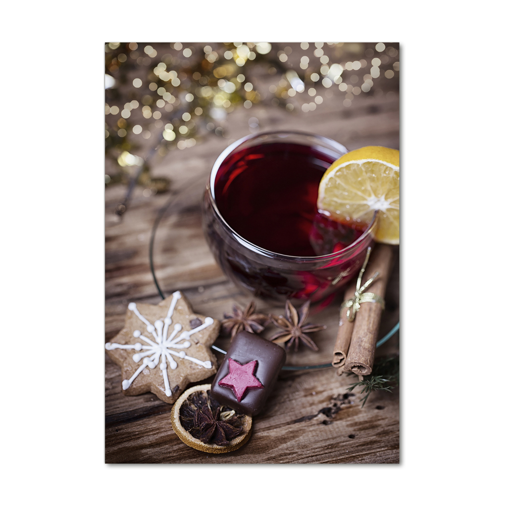 Photo printed on glass Mulled wine