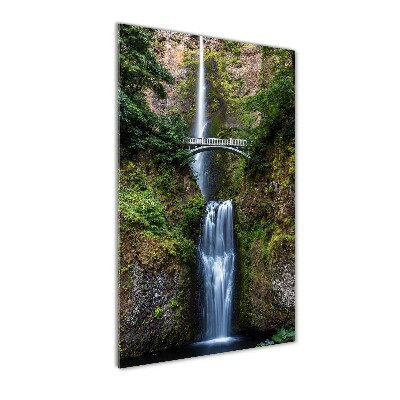 Glass art picture Waterfall