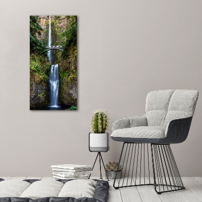 Glass art picture Waterfall