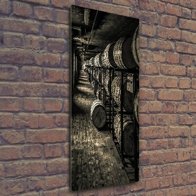 Photo printed on glass Bourbon barrels