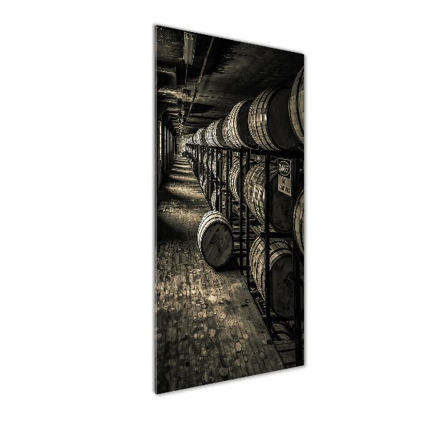 Photo printed on glass Bourbon barrels