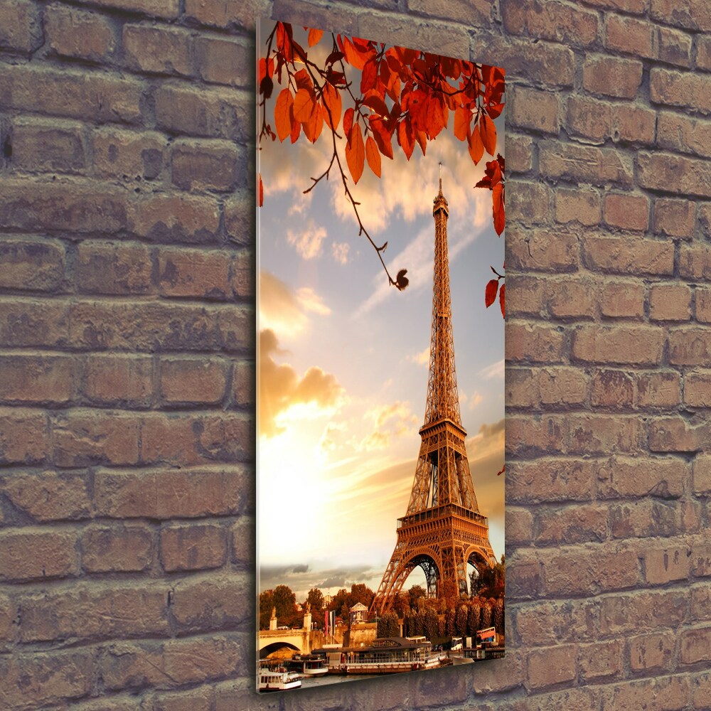 Photo printed on glass Eiffel Paris tower