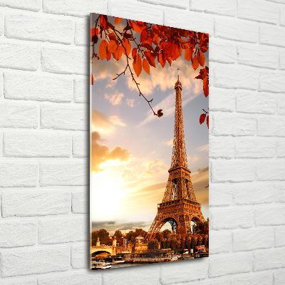 Photo printed on glass Eiffel Paris tower