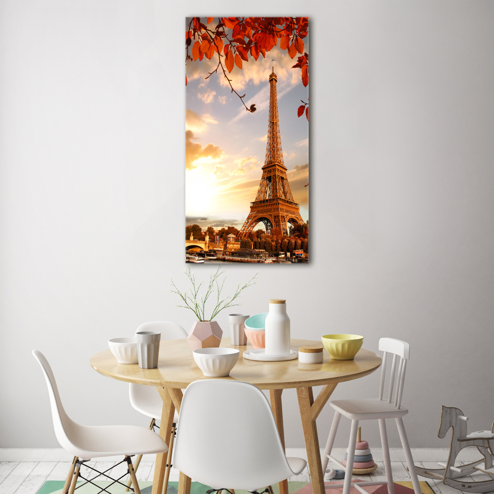 Photo printed on glass Eiffel Paris tower