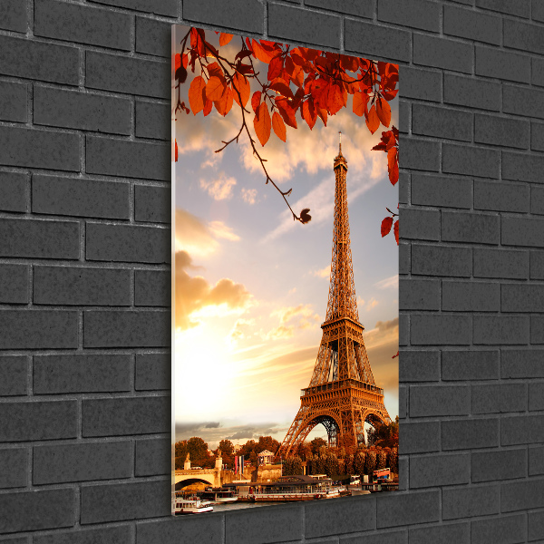 Photo printed on glass Eiffel Paris tower