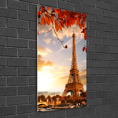 Photo printed on glass Eiffel Paris tower