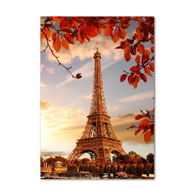 Photo printed on glass Eiffel Paris tower