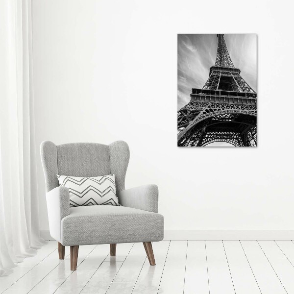 Printed glass wall art Eiffel Paris tower