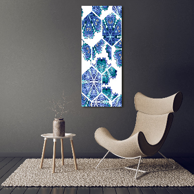 Photo printed on glass Elements of mandala