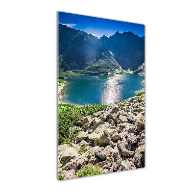 Print on a a glass Czarny Staw Tatry