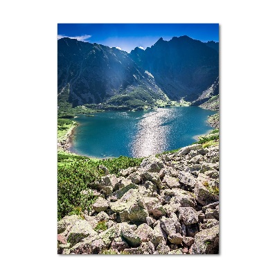 Print on a a glass Czarny Staw Tatry