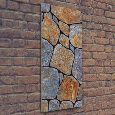 Glass picture wall art Background stones