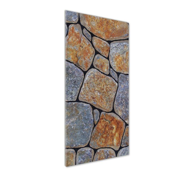 Glass picture wall art Background stones