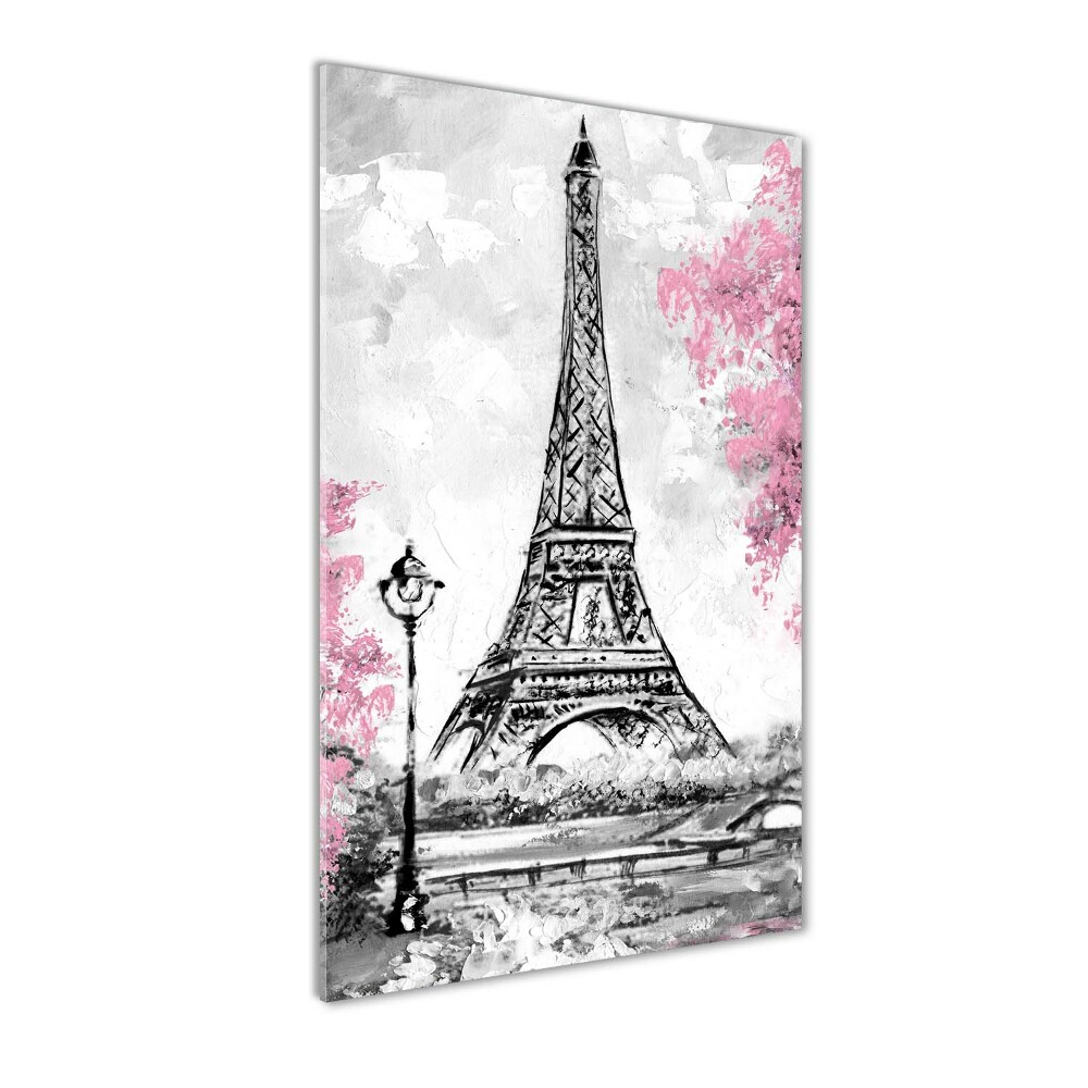 Glass picture wall art Eiffel Paris tower