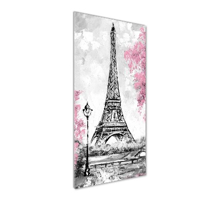 Glass picture wall art Eiffel Paris tower