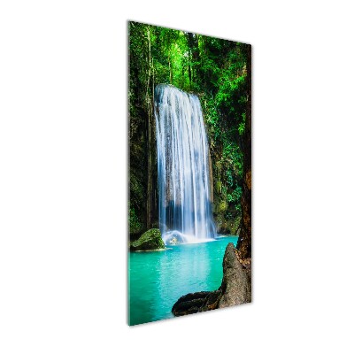 Wall art on glass Waterfall