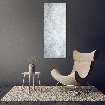 Printed glass wall art Concrete background