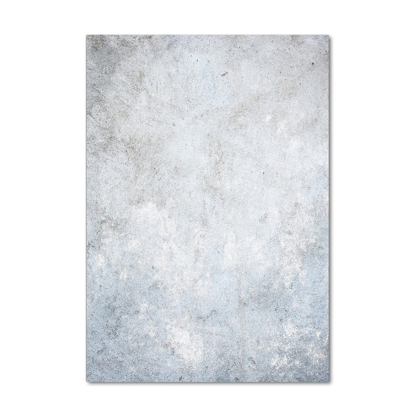 Printed glass wall art Concrete background