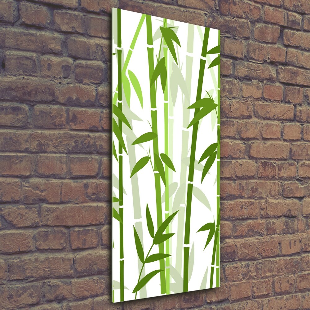 Glass wall art Bamboo