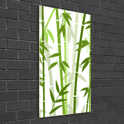 Glass wall art Bamboo