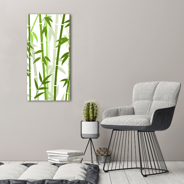 Glass wall art Bamboo