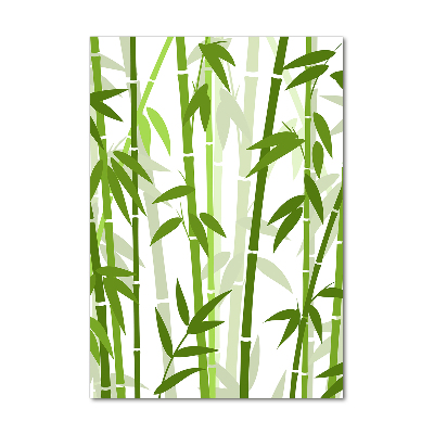 Glass wall art Bamboo